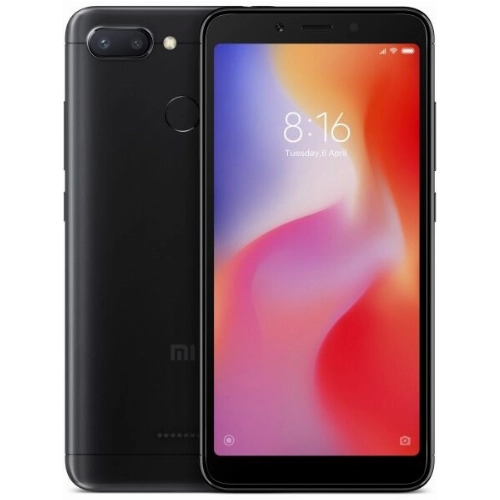 Смартфон Xiaomi Redmi 6, 4.64 ГБ, черный